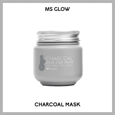 MS Glow Charcoal Pore Clay Mask 150g