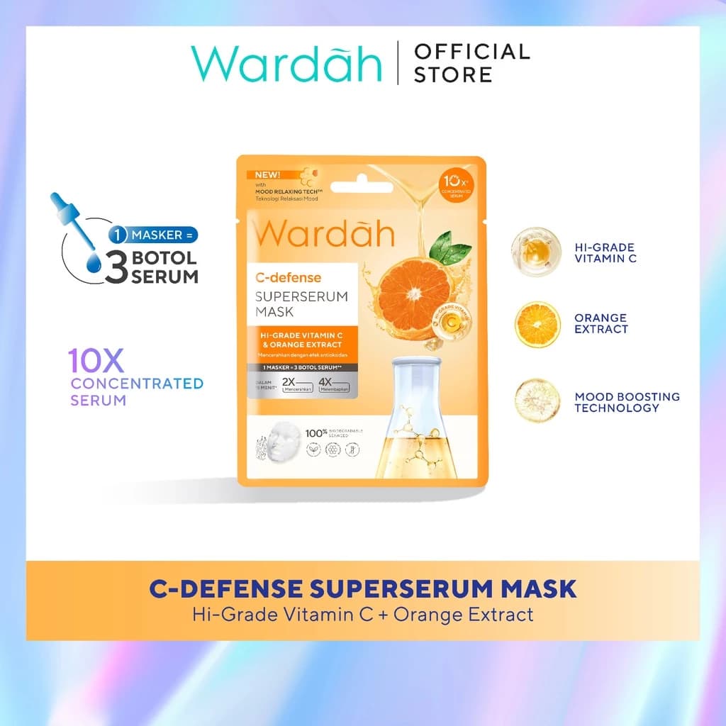 Wardah C-Defense Super Serum Mask