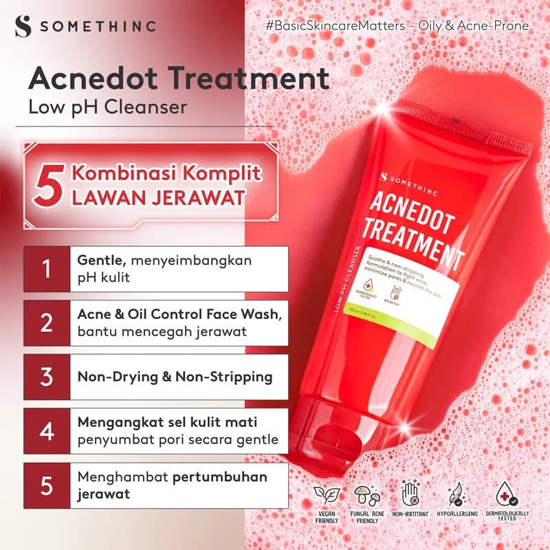Somethinc ACNEDOT Treatment Low pH Cleanser