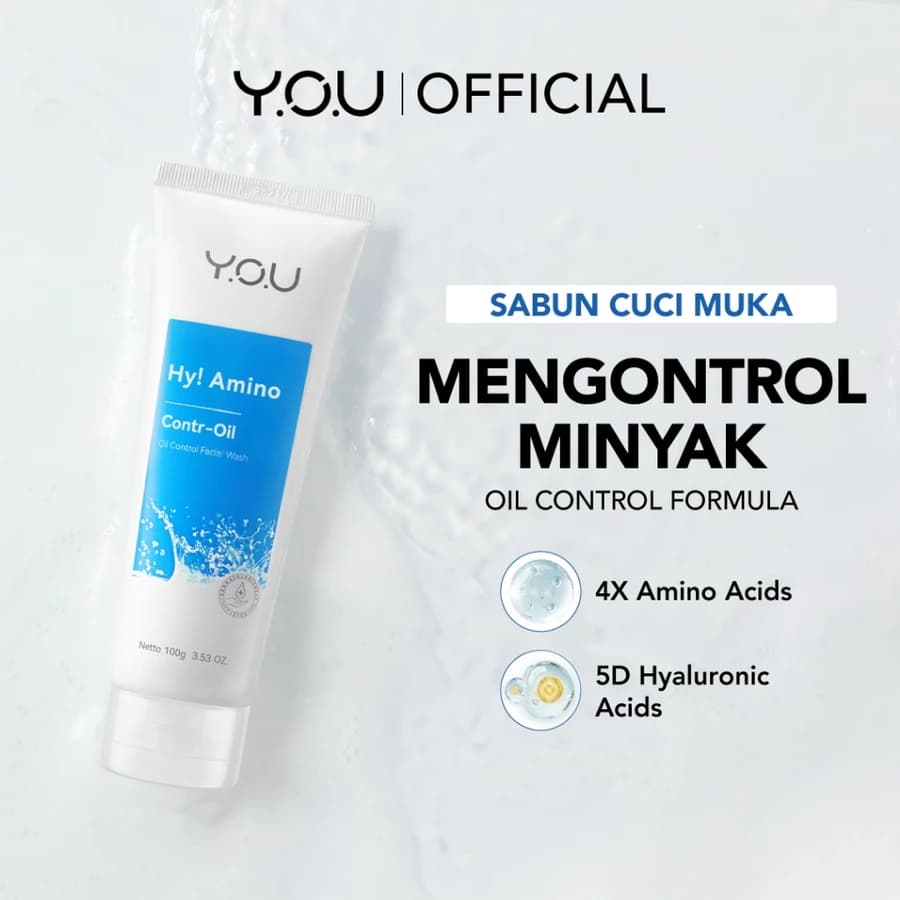 YOU Hy! Amino Facial Wash 100g