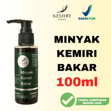 Minyak Kemiri Bakar Original 100% (Kemiry Organic)