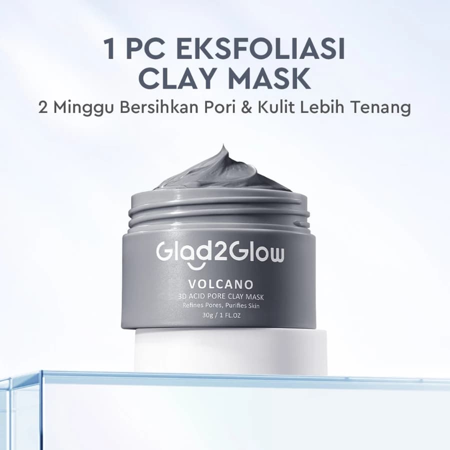 Glad2Glow Volcano 3D Acid Pore Clay Mask