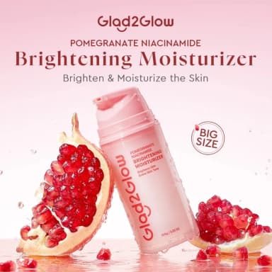Glad2Glow Pomegranate 5% Niacinamide Brightening Moisturizer
