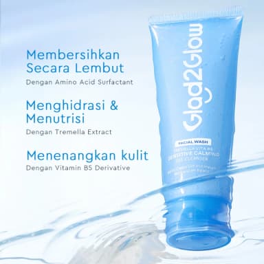 Glad2Glow Tremella Vita B5 Sensitive Calming Gel Cleanser