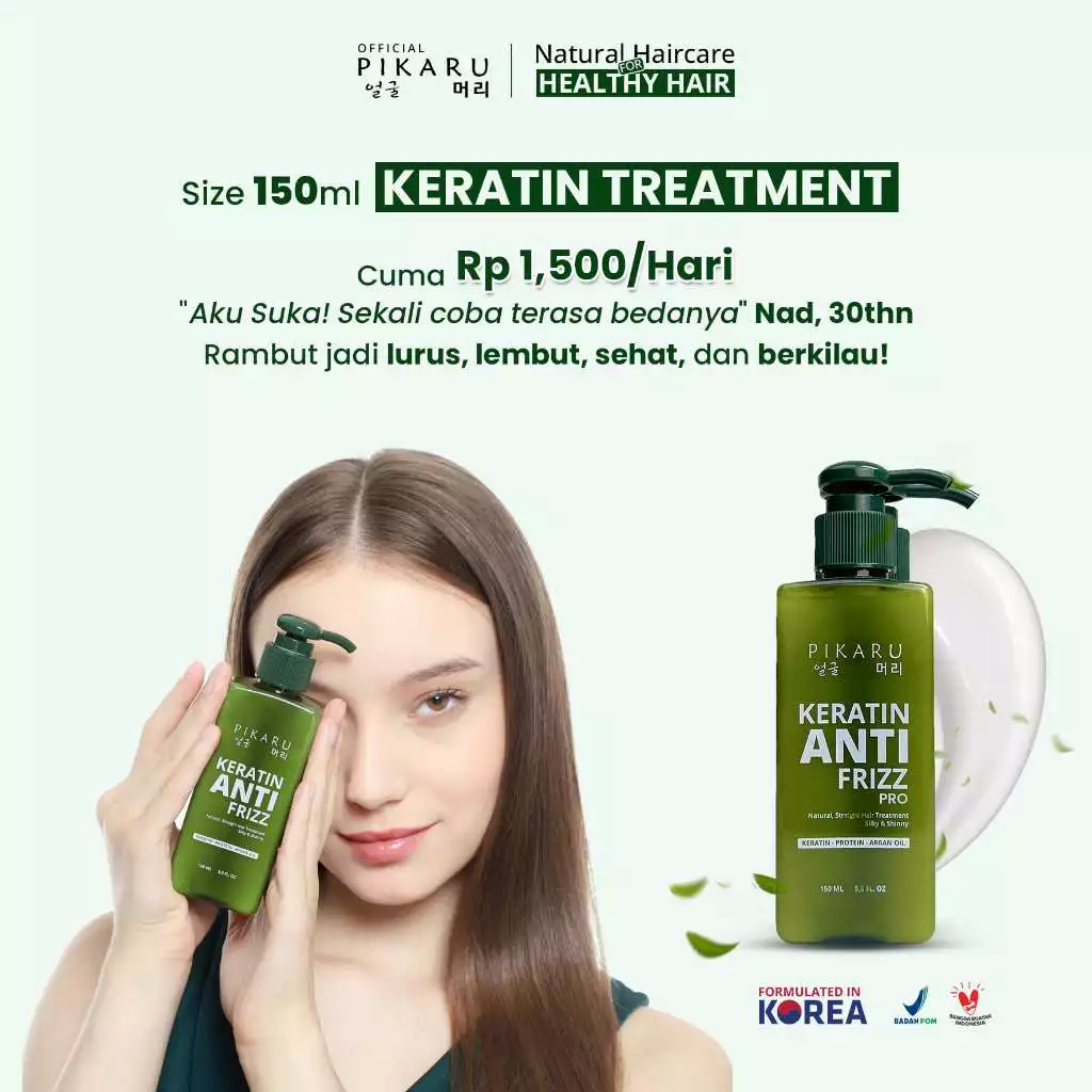 PIKARU Keratin Treatment Anti Frizz