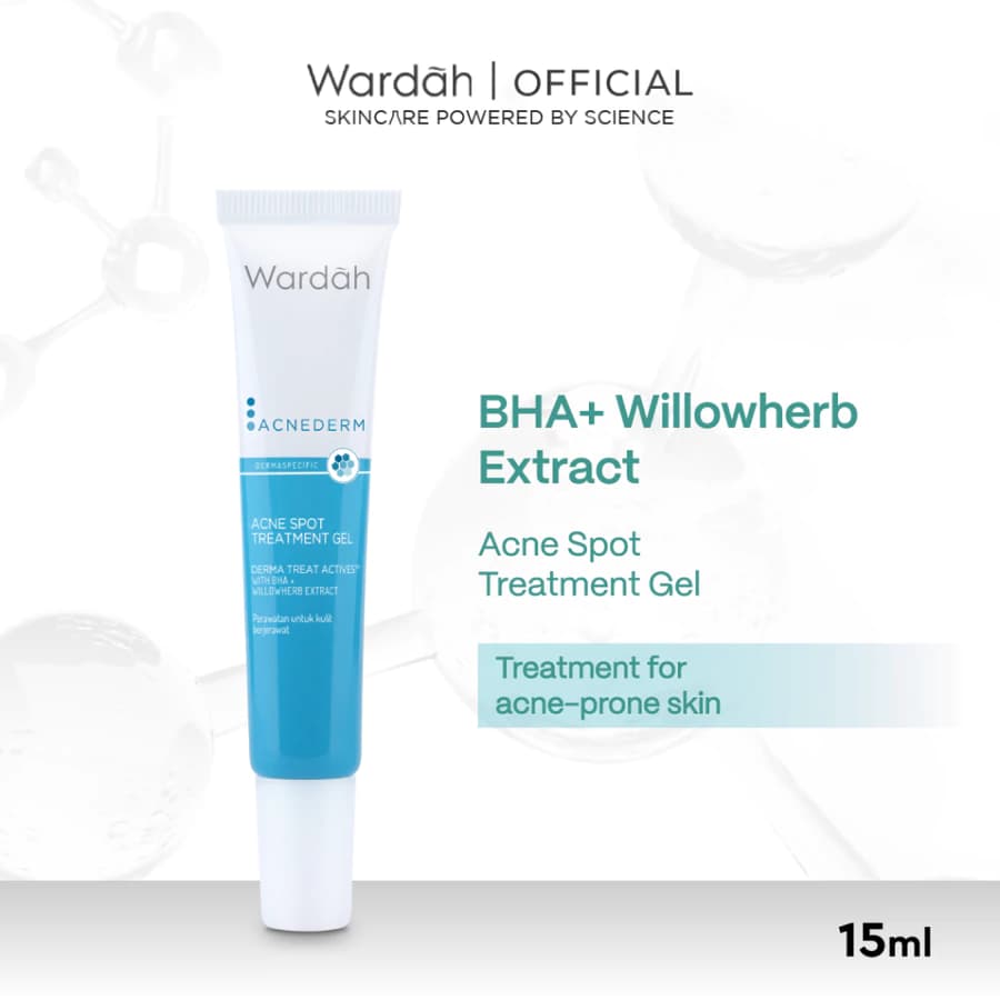 Wardah Acnederm Acne Spot Treatment Gel 15ml