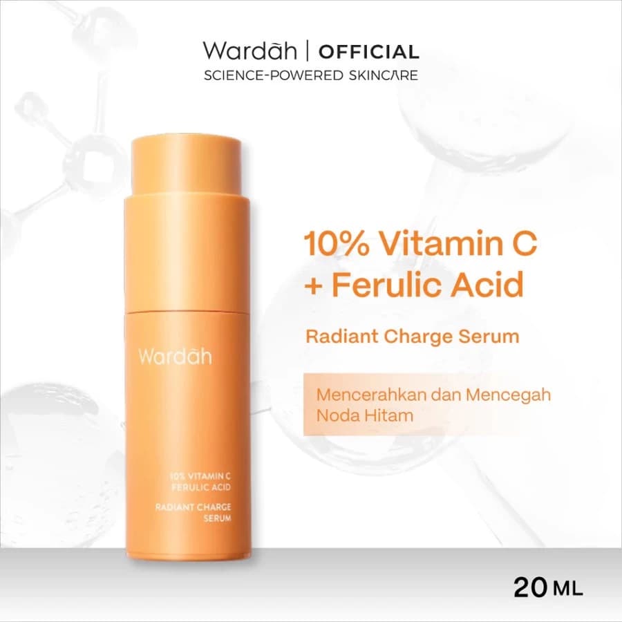 Wardah 10% Vitamin C + Ferulic Acid Radiant Charge Serum