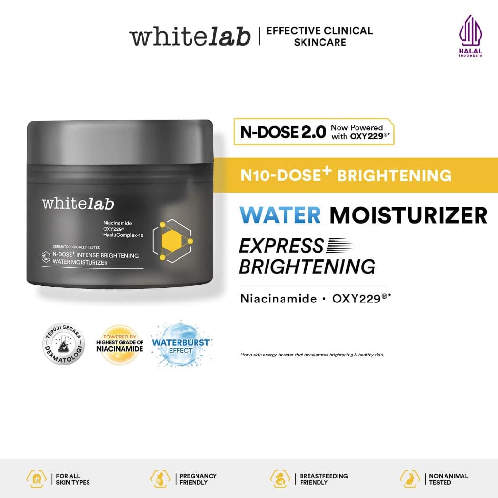 Whitelab N-Dose+ Intensive Brightening Water Moisturizer 2.0 Night Cream 20g