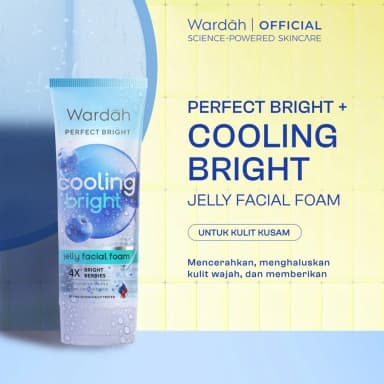 Wardah Perfect Bright Cooling Bright Jelly Facial Foam