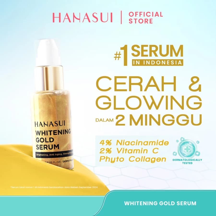 Hanasui Whitening Gold Serum 20ml
