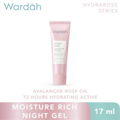 Wardah Hydra Rose Moisture Rich Night Gel (Moisturizer)