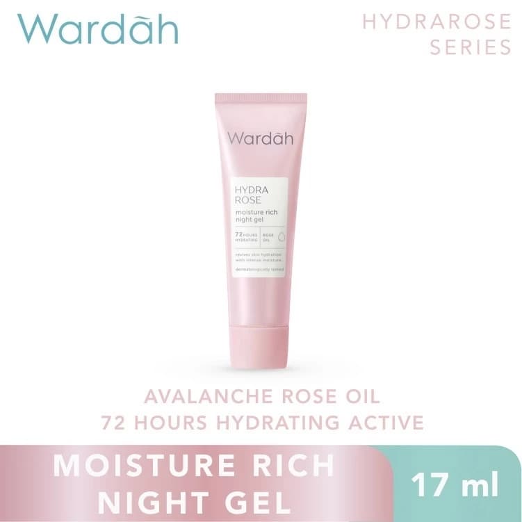 Wardah Hydra Rose Moisture Rich Night Gel (Moisturizer)