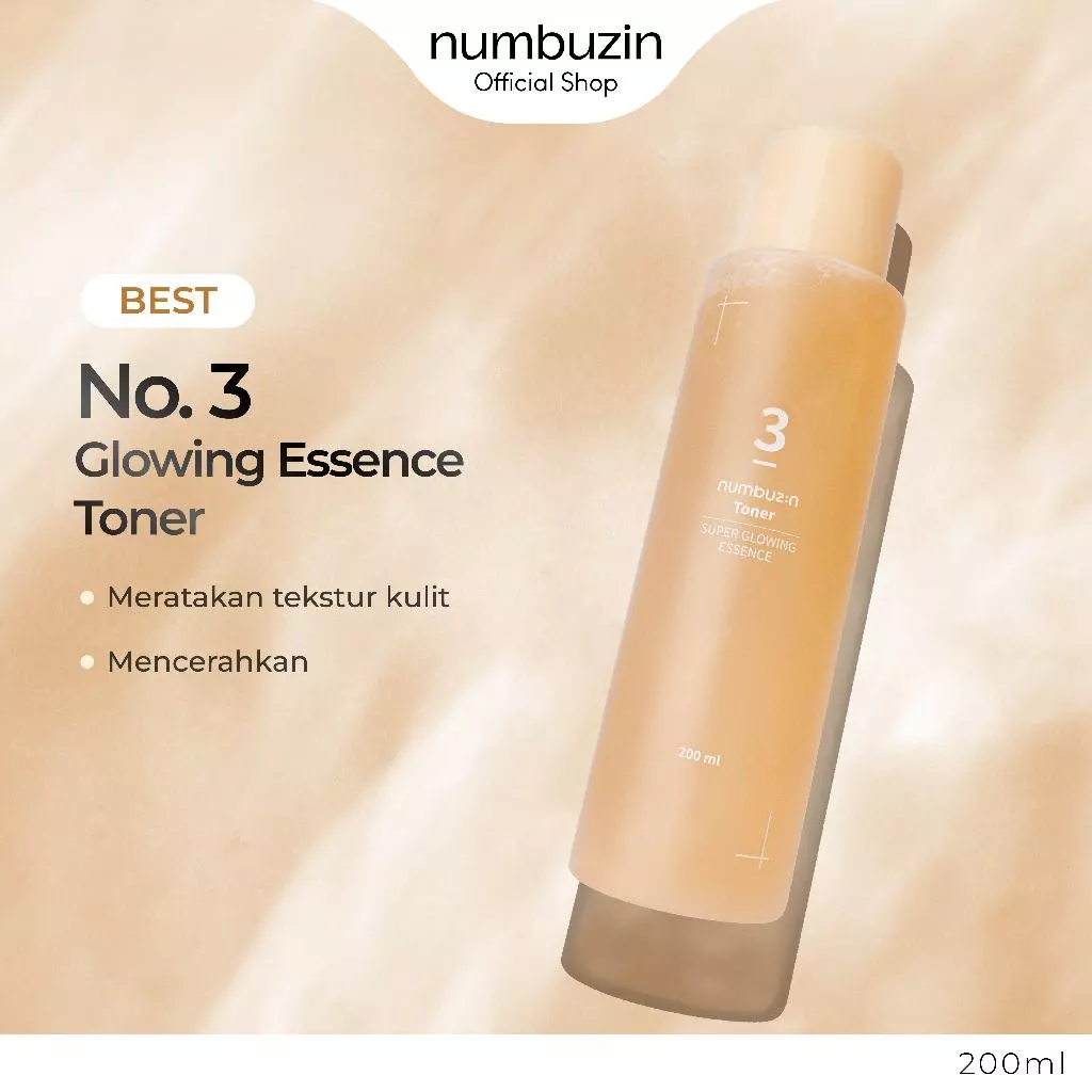 Numbuzin No. 3 Glowing Essence Toner 200ml