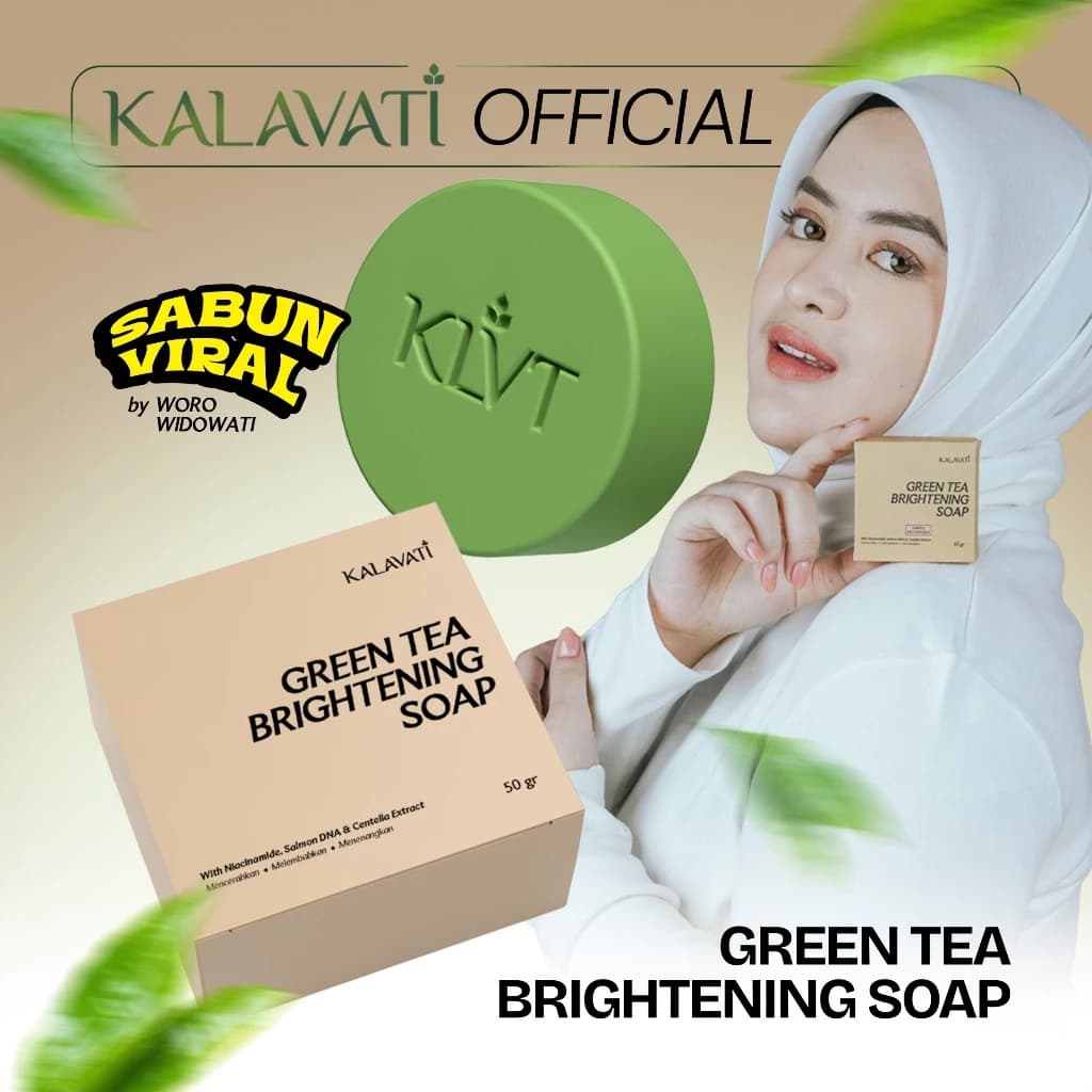 KALAVATI Green Tea Brightening Soap