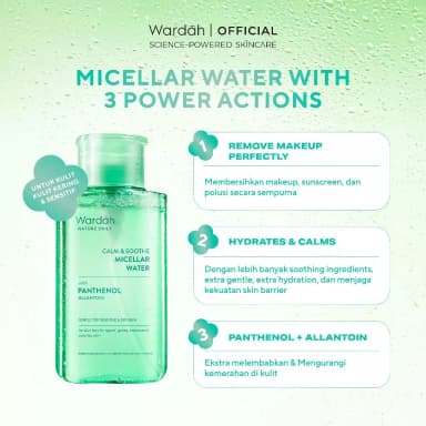 Wardah Nature Daily Calm and Soothe Micellar Water