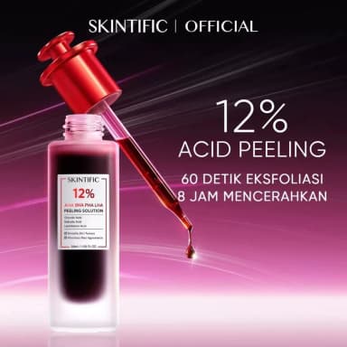 SKINTIFIC 12% AHA BHA PHA LHA Peeling Solution