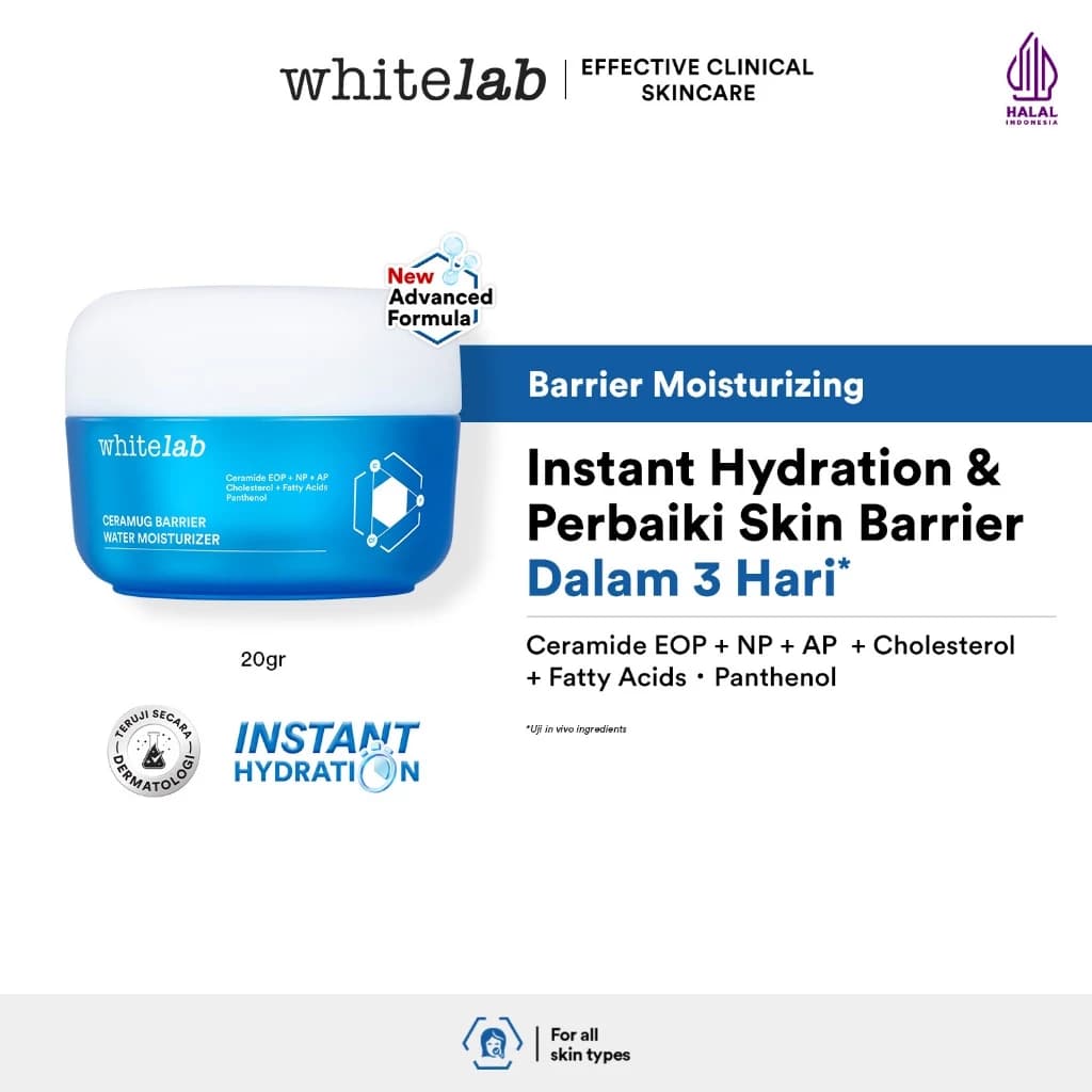 Whitelab Ceramug Barrier Water Moisturizer 30g