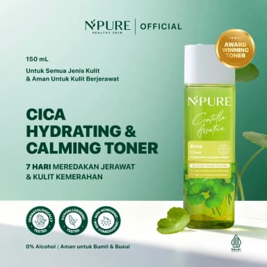NPURE Cica (Centella) Acne Clear Hydrating Toner
