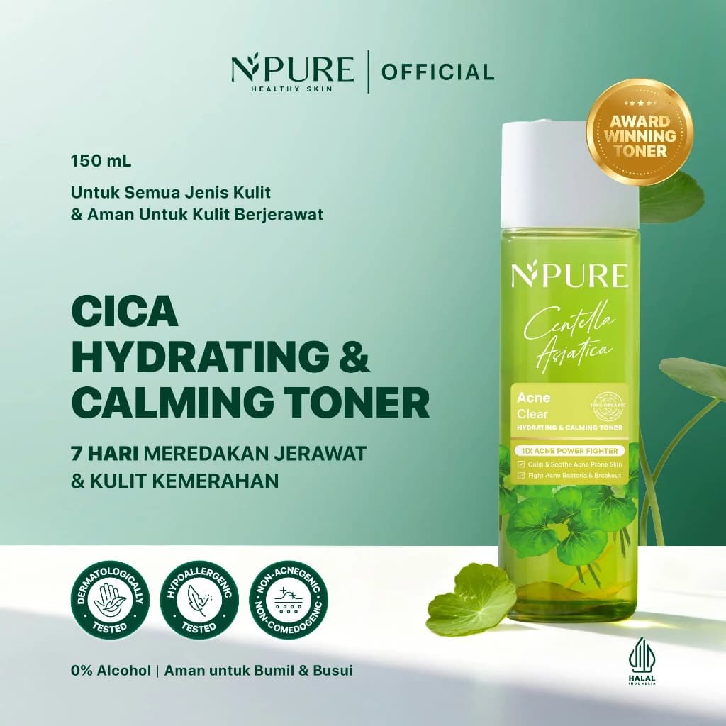 NPURE Cica (Centella) Acne Clear Hydrating Toner 150ml