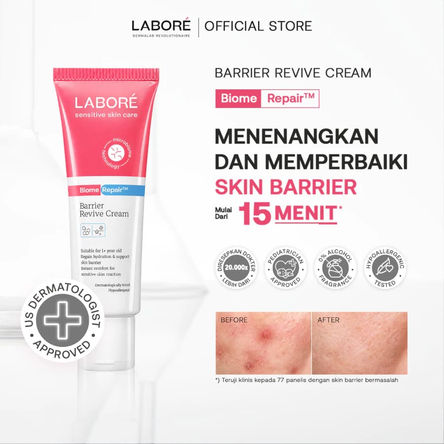 LABORÉ Sensitive Skin Care BiomeRepair Barrier Revive Cream