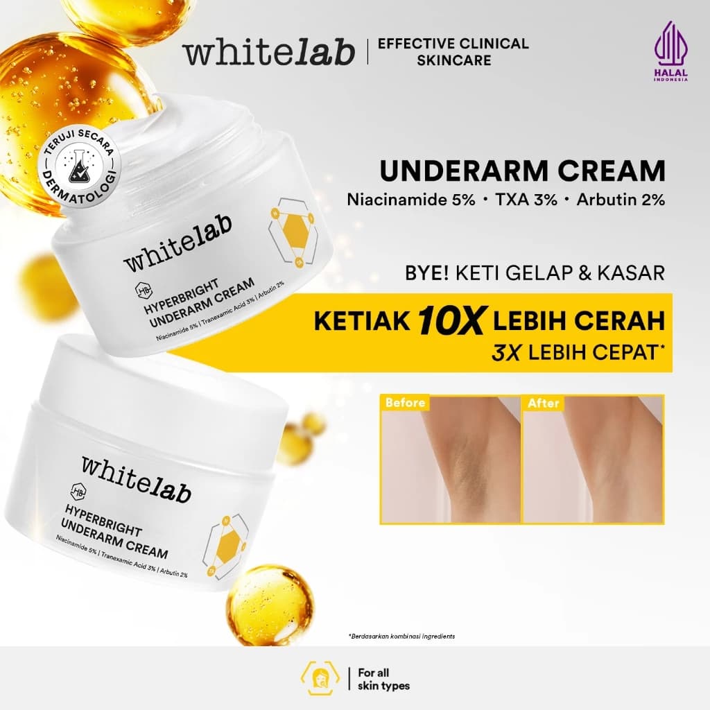 Whitelab Hyperbright Underarm Cream 15g