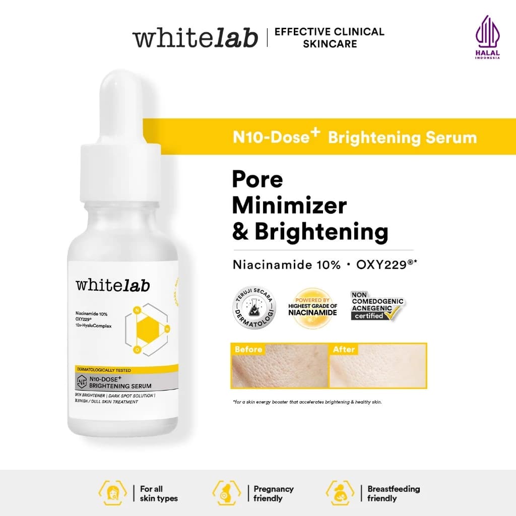 Whitelab Serum Niacinamide 10% Brightening 15ml