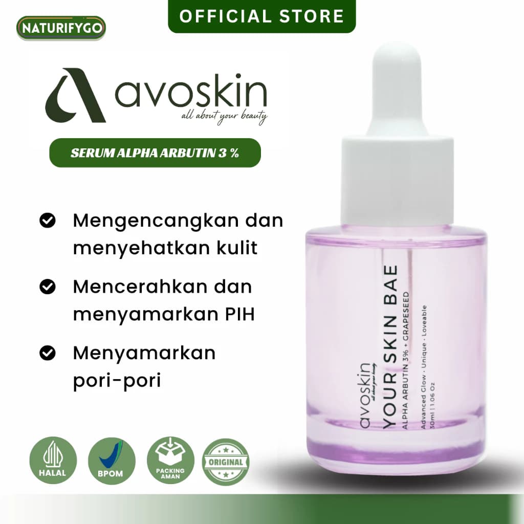 Avoskin Your Skin Bae Alpha Arbutin 3% Grapeseed 30ml