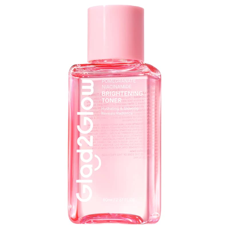 Glad2Glow Pomegranate Niacinamide Brightening Toner