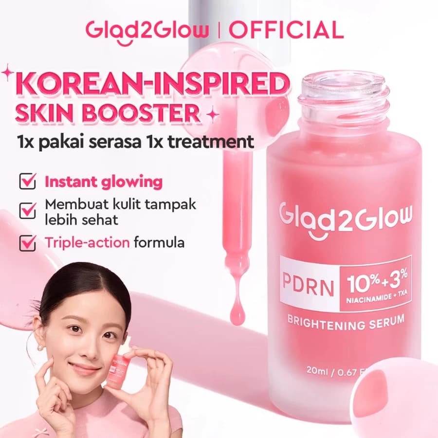 Glad2Glow PDRN 10% Niacinamide 3% TXA Brightening Serum