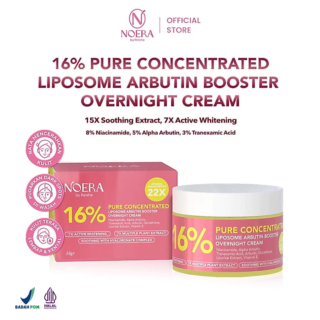 Noera 16% Pure Concentrated Liposome Arbutin Booster Overnight Cream