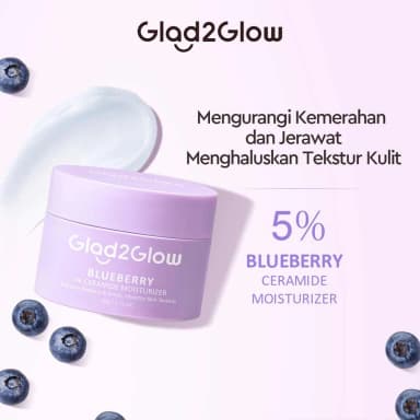 Glad2Glow Blueberry 5% Ceramide Moisturizer