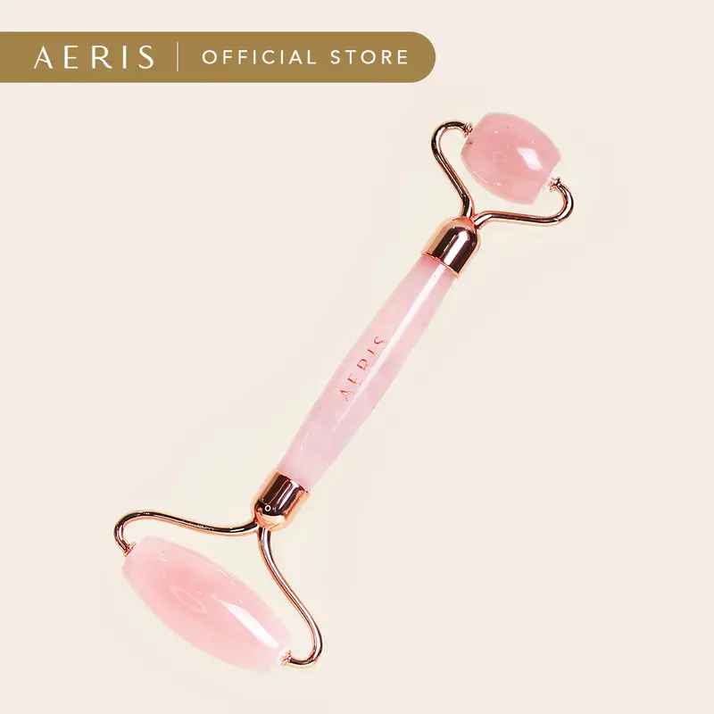 Aeris Beaute Facial-Firming Rose Quartz Roller