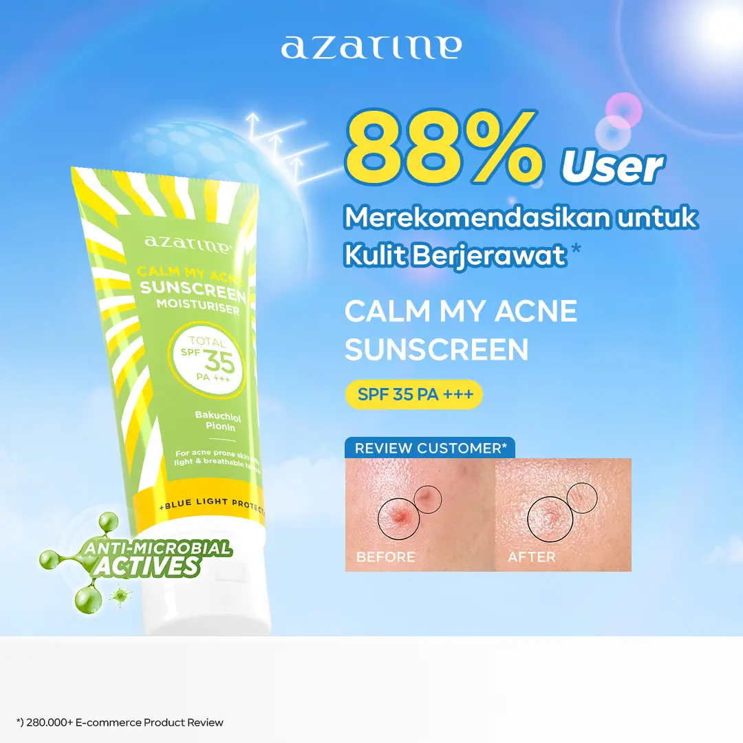 Azarine Cosmetics Calm My Acne Sunscreen Moisturizer